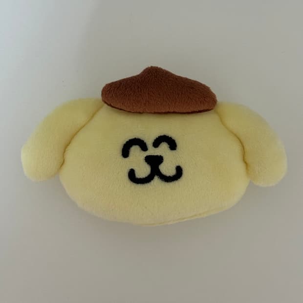 산리오 폼폼푸린 x 오에카키상 콜라보 인형 키링