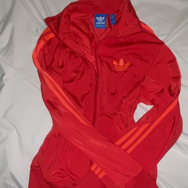 아디다스 구파 구파이어버드 져지 레드 집업 빨강