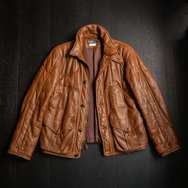Polo Ralph Lauren SAMPLE’ Leather Jacket