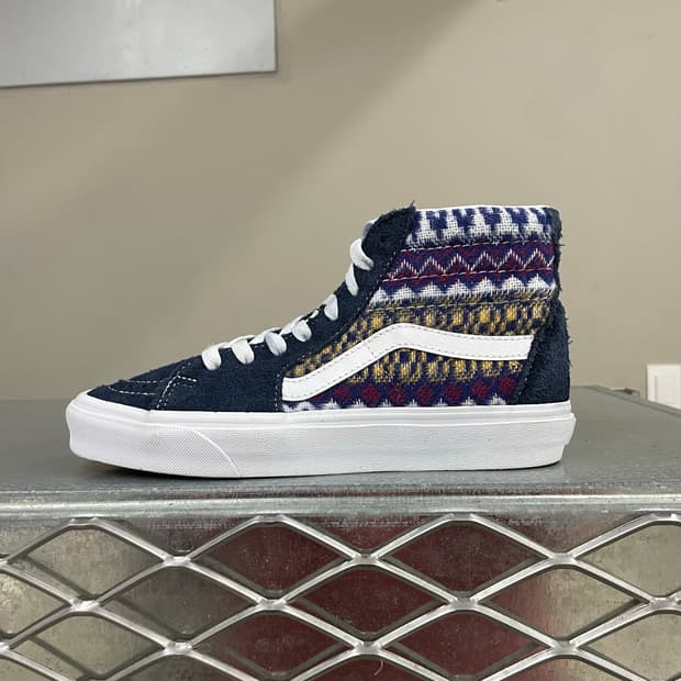 반스 스케이트 하이 페어 아일 블루 235