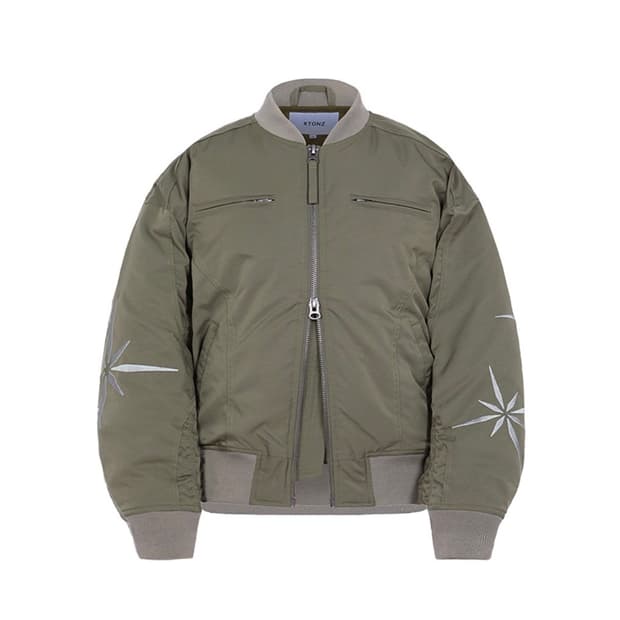 XJ107 인시전 셔링 MA-1 자켓 (KHAKI)