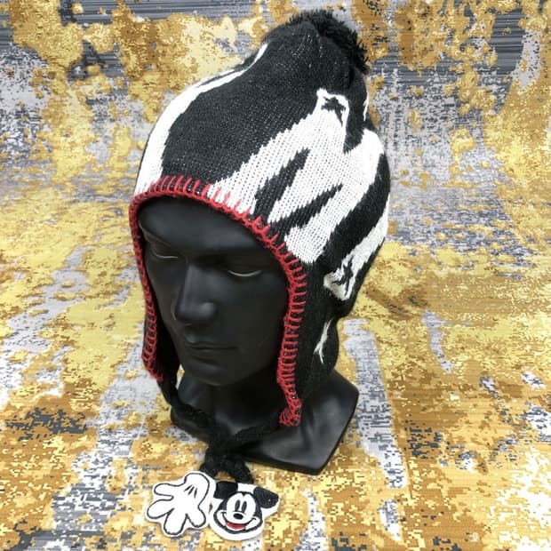 미키마우스 이어플랩 비니