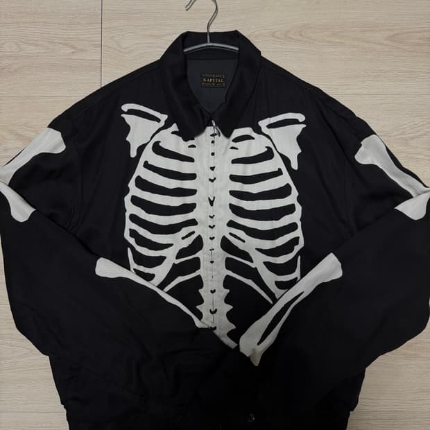 4)캐피탈 레이온 트윌 본 드리즐러 자켓 블랙