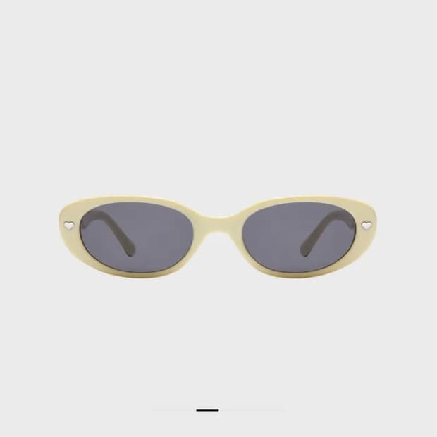 Carin 카린 선글라스 설쁘콜라보 러브라인 옐로우