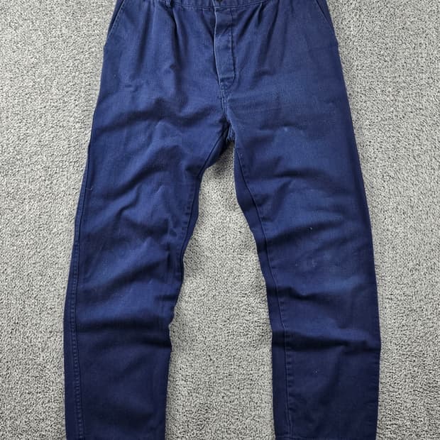 버튼플라이 하프밴딩 프렌치 워크 팬츠 (32"추정) / 9383