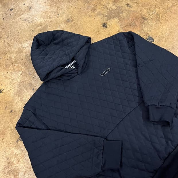 [정품/3XL] 언더아머 퀼팅 후드티 블랙 b18