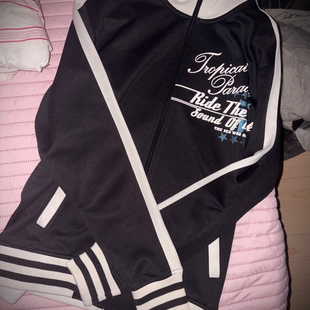 빈티지 y2k 트랙탑 00s 레터링 져지