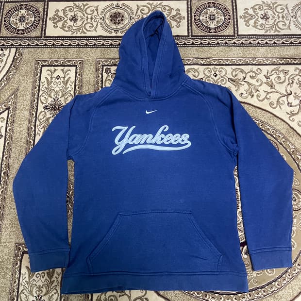 00‘s 나이키 MLB 양키스 센터로고 후드