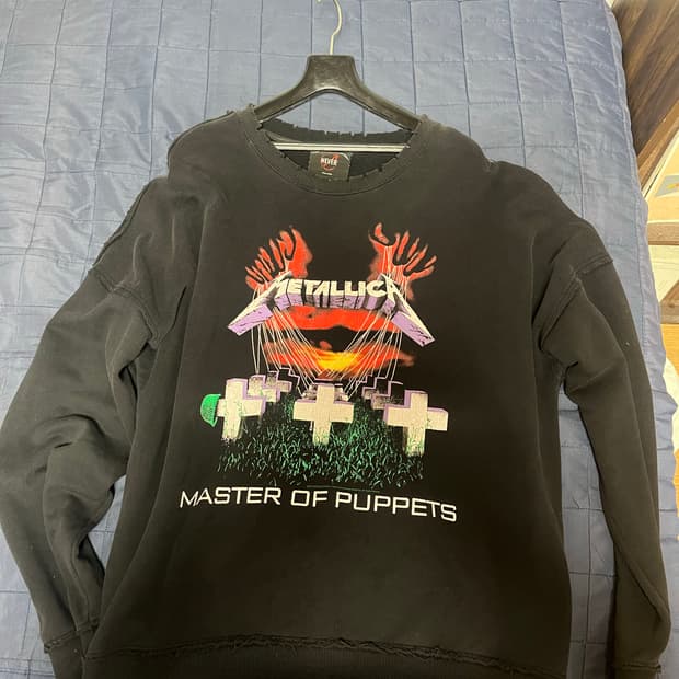 메탈리카 마스터 오브 퍼펫 맨투맨