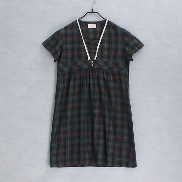 check cotton tunic ops