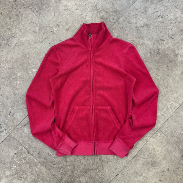 쥬시꾸뛰르 핑크 벨벳 집업 #csz1110