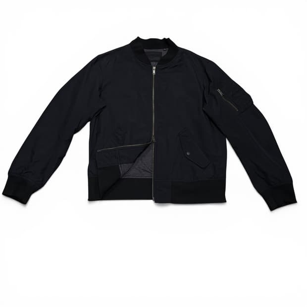 L 유니클로 블랙 MA1 블루종 봄버 항공점퍼