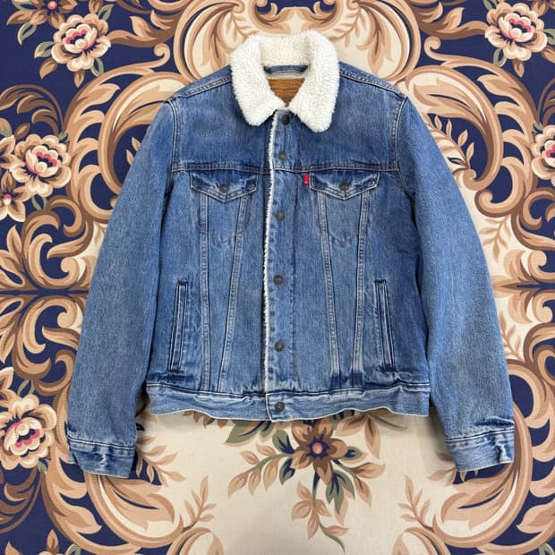 (S)리바이스 Levis 데님 쉐르파 자켓