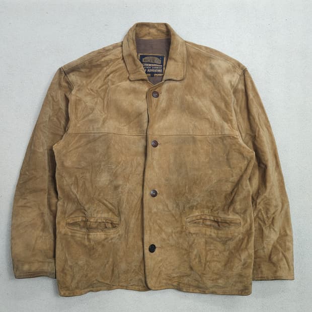 Made in France 빈티지 스웨이드 자켓 L