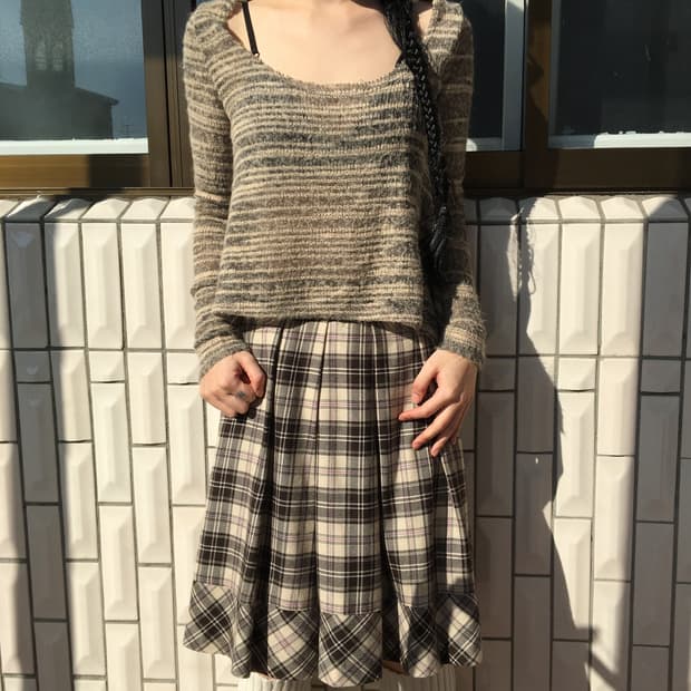 Pattern unbalanced knit