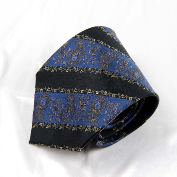 겐죠 8.2cm A등급 페이즐리 남자 명품 넥타이