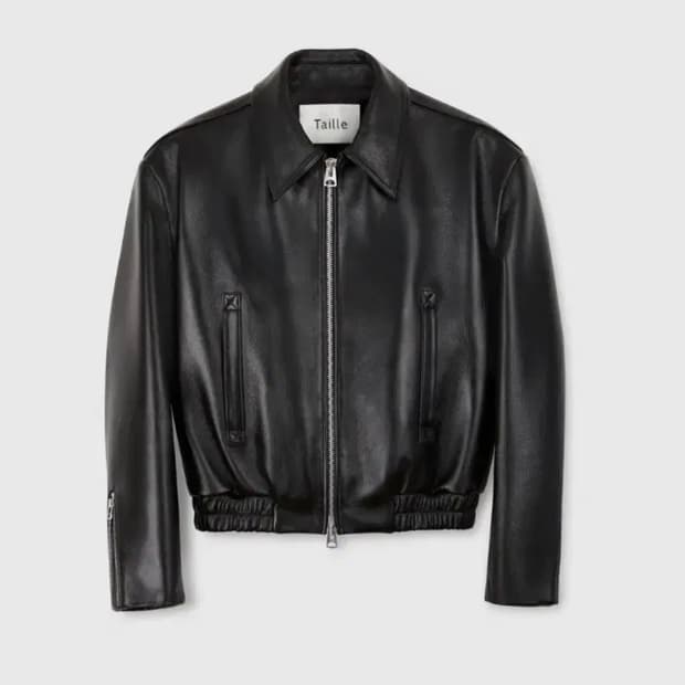 타일레 레더 자켓