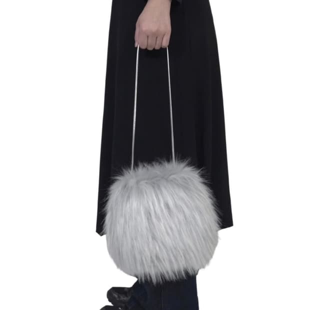 카나리 미니 퍼 백 실버 (kanari)