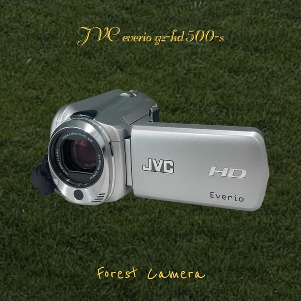 (셀카o) JVC everio gz-hd500-s 캠코더 빈티지캠코더