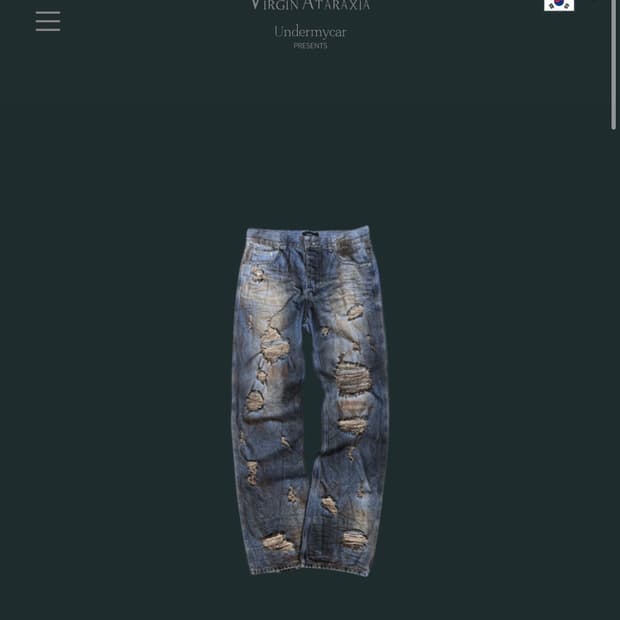 25SS 언더마이카 워싱 데미지 진