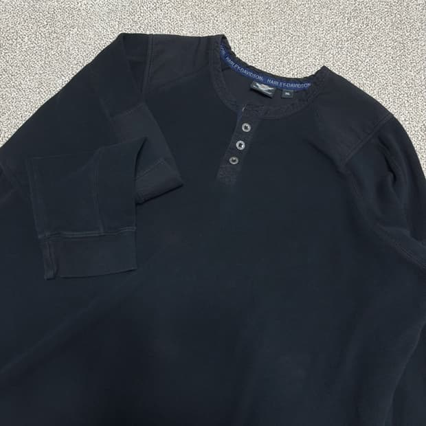 [3XL,택포] Harley 할리 데이비슨 와플 롱슬리브 [A+]