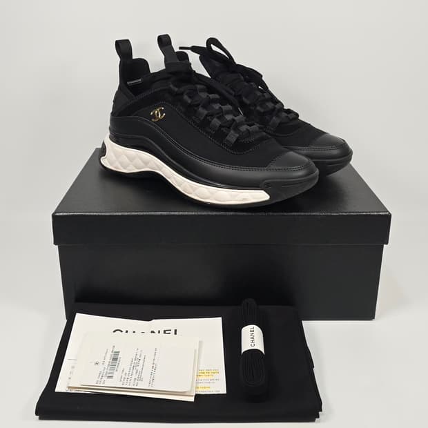 샤넬 믹스드파이버 스니커즈 ( 255 )