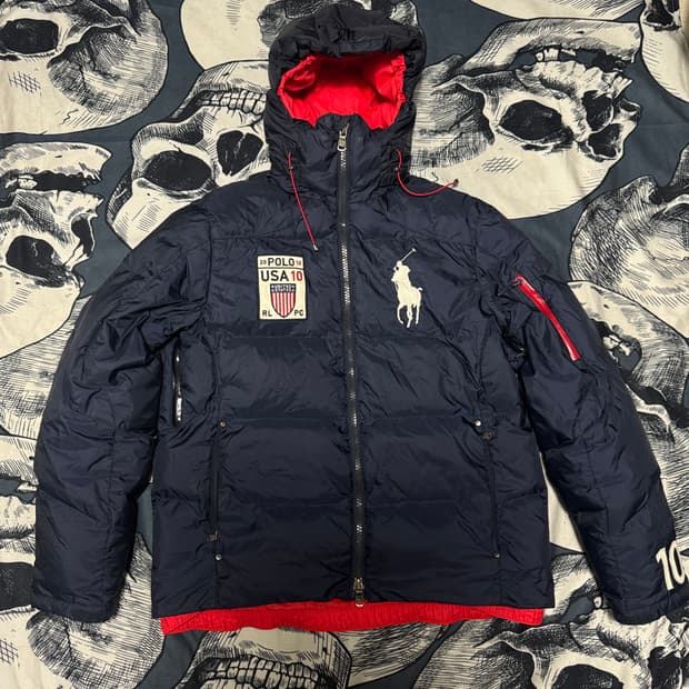 폴로랄프로렌 덕다운 패딩점퍼 L사이즈 
