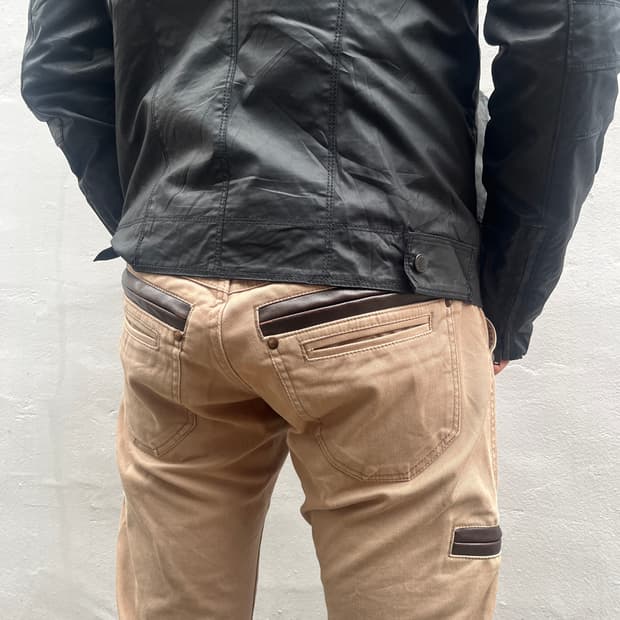 [31] 글로벌 워크 레더 웨스턴 팬츠