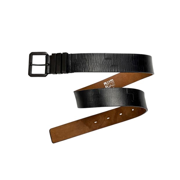 engroved leather belt