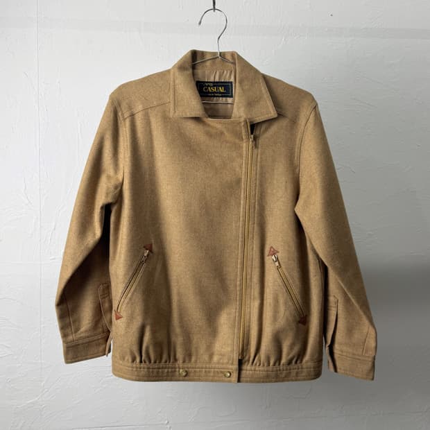 Casual 블루종 울 자켓