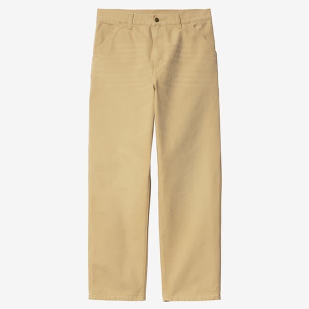 칼하트 wip 싱글 니 팬츠 디어본 버번 에이지드 캔버스