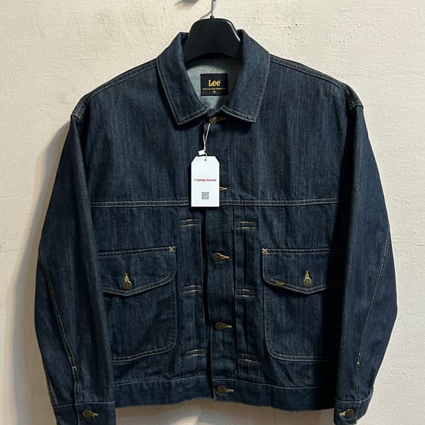 리 데님 코듀라 워크 자켓