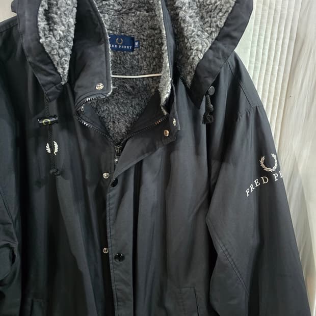프레드페리 롱 오버핏자켓