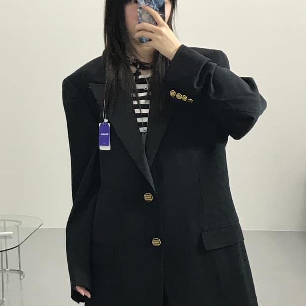  지아니 베르사체 꾸뛰르 울 블레이저