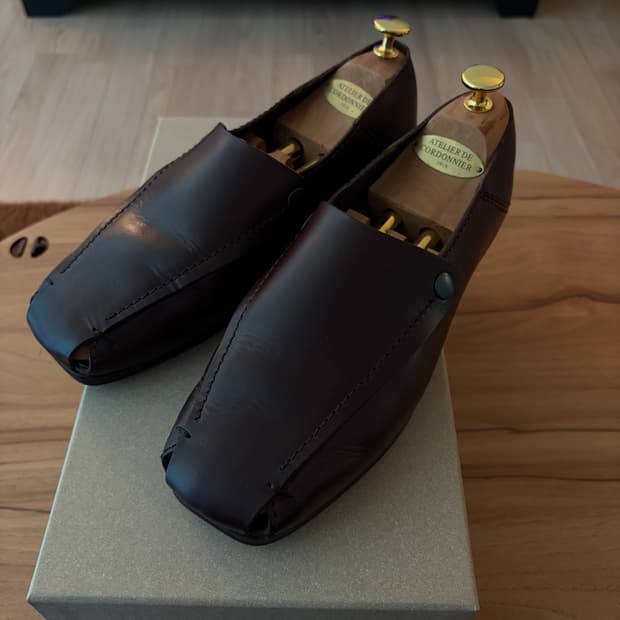 르메르 폴디드 뮬 / 다크브라운 40사이즈