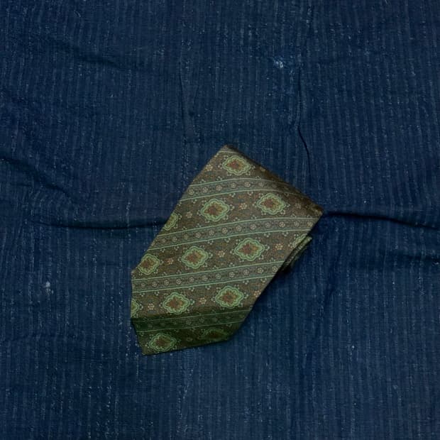 90‘s 크리스찬 디올 패턴 코튼 타이