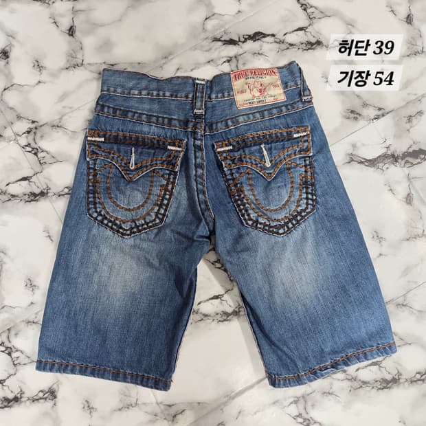 트루릴리전 5부반바지 데님팬츠 (이사정리 할인)