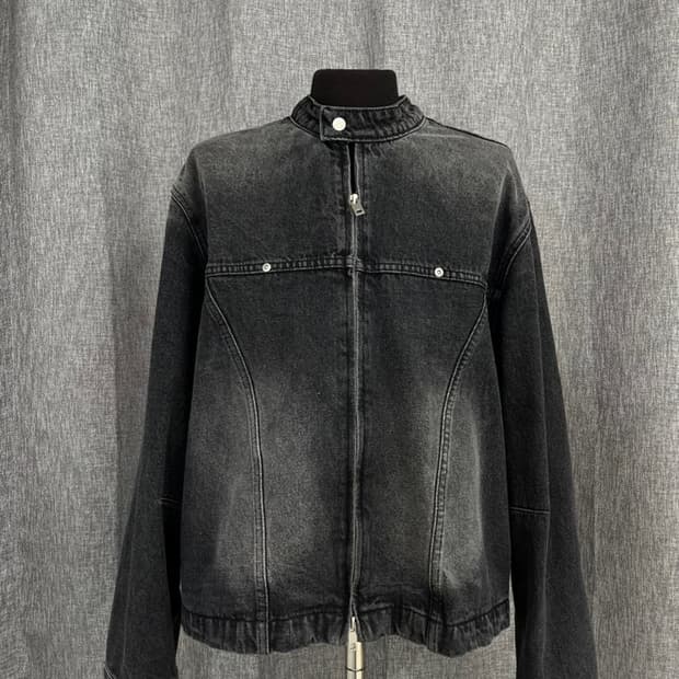 라퍼지스토어 데님 레이서 자켓/#3484