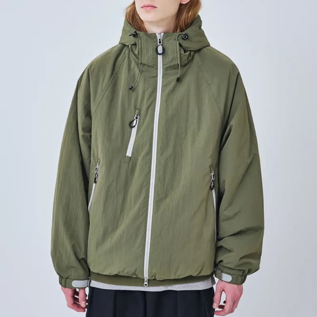 새상품(L,XL)유니폼브릿지 PT 집 후드 파카 세이지그린