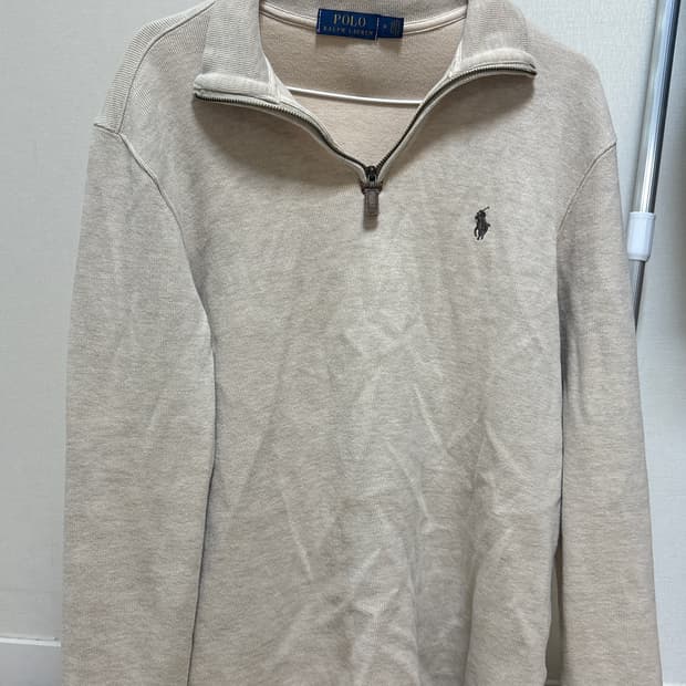 폴로 초코포니 반집업 오트밀 M