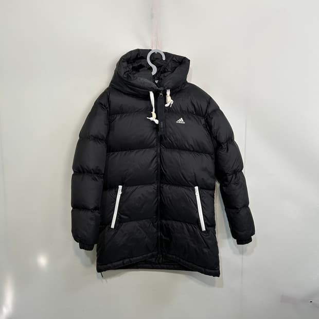 아디다스 여성 오리털 패딩 85 블랙 빵빵함