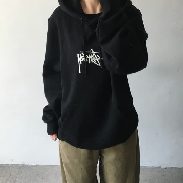 스투시 스탁로고 후드티