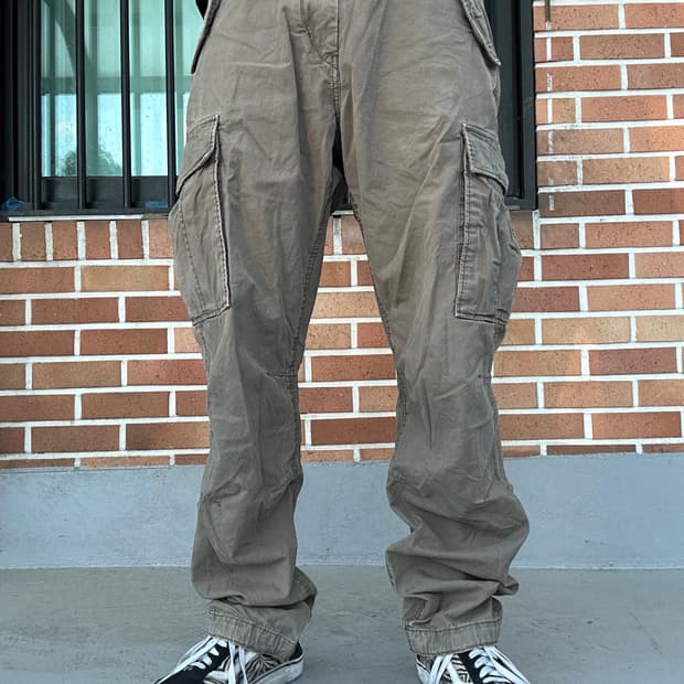 (33)H&M 카고팬츠 올리브