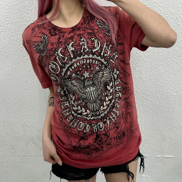 버커루 락시크맛 레드 반팔 L