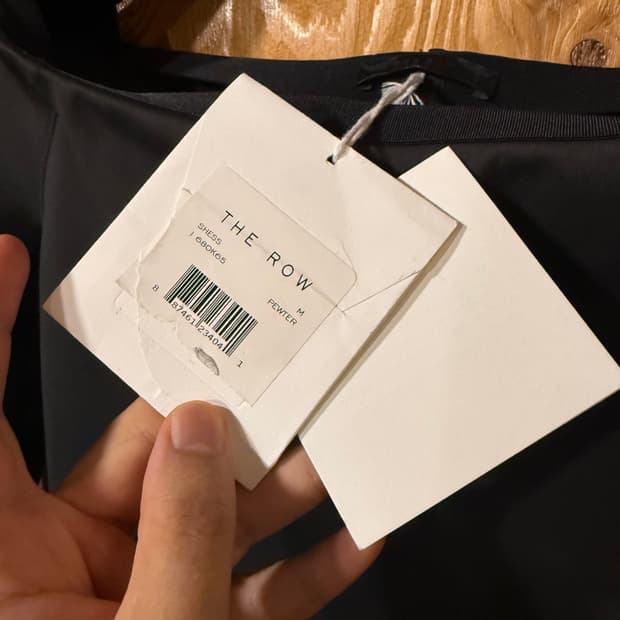 더 로우(The row) Shess 오프숄더 미니 드레스 