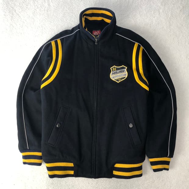 2000S 마자플라바 바시티 자켓