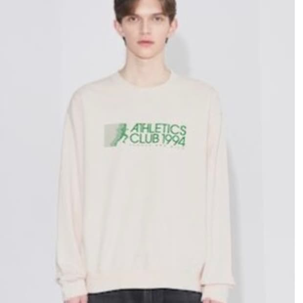 [3] 스포티앤리치 애슬레틱 클럽 맨투맨 크림 베이지