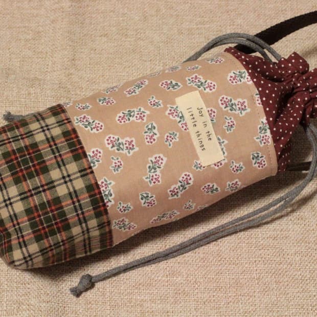 핸드메이드 물병 파우치