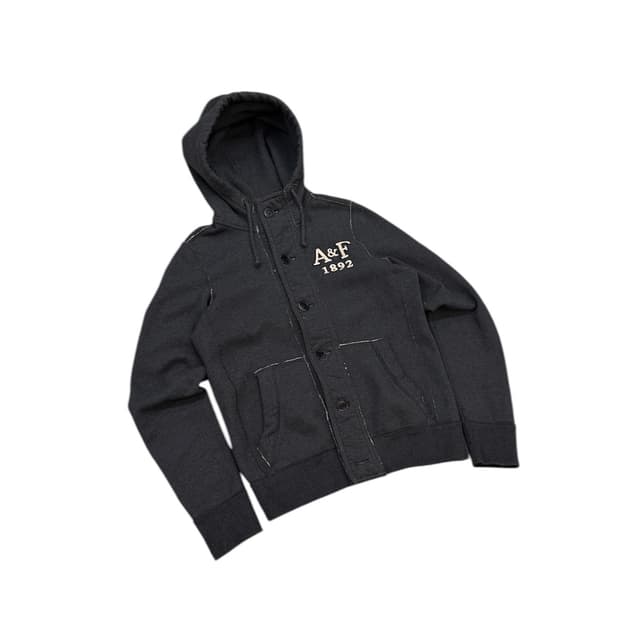 아베크롬비 버튼 후드 자켓