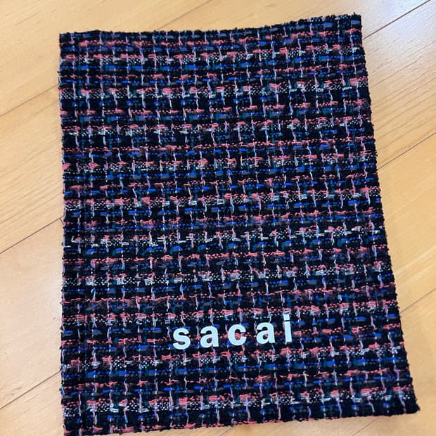 Sacai 트위드 클러치 미개봉 새상품